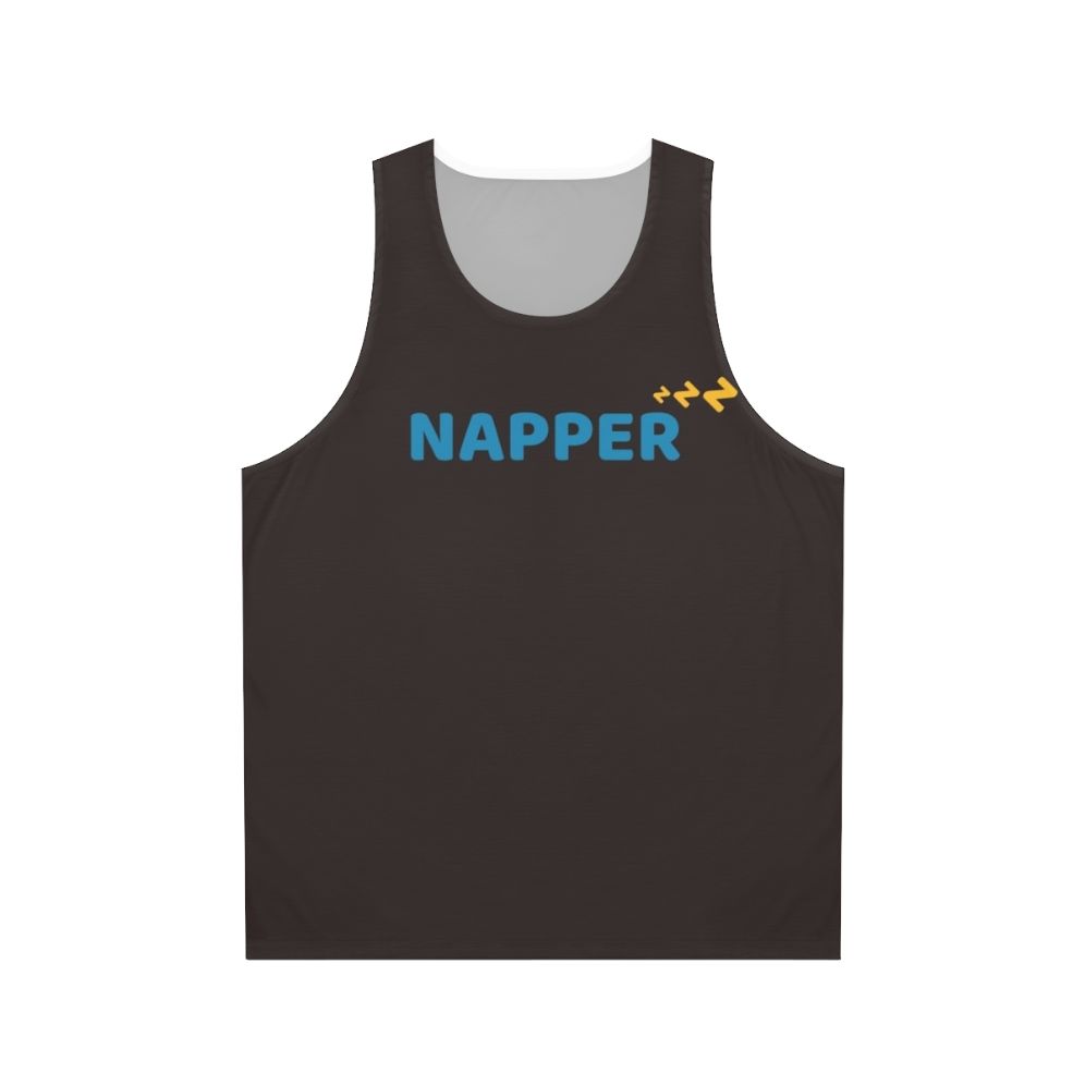 Napping enthusiast unisex tank top