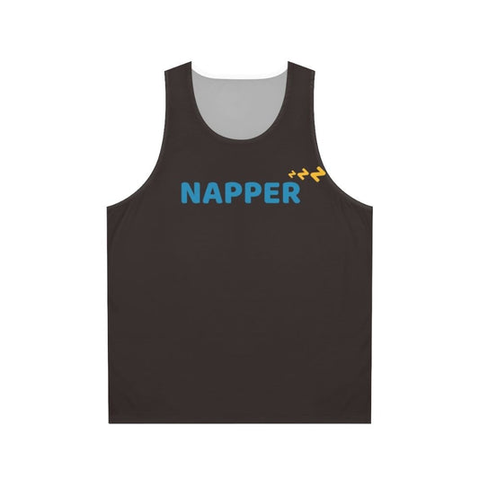 Napping enthusiast unisex tank top