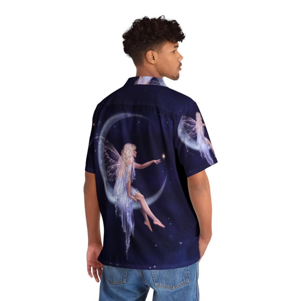 Celestial night sky fairy Hawaiian shirt - People Back