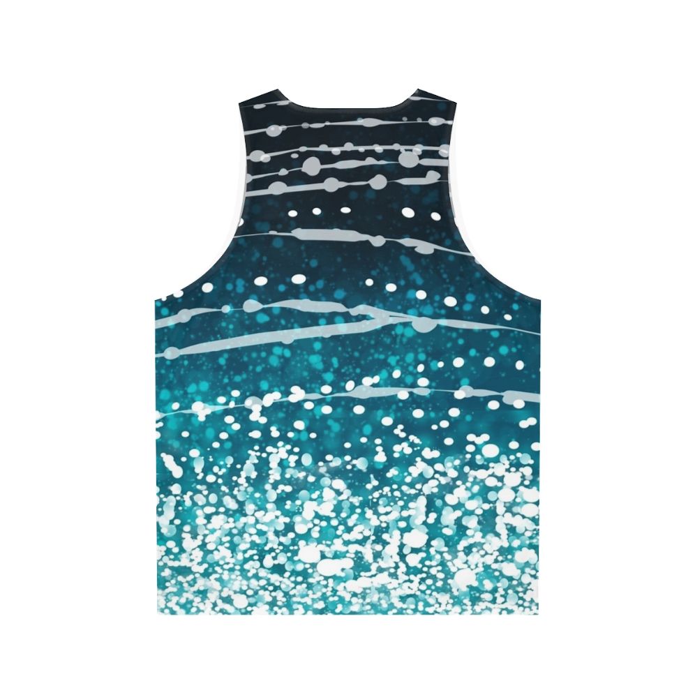 Whale shark pattern unisex tank top - Back