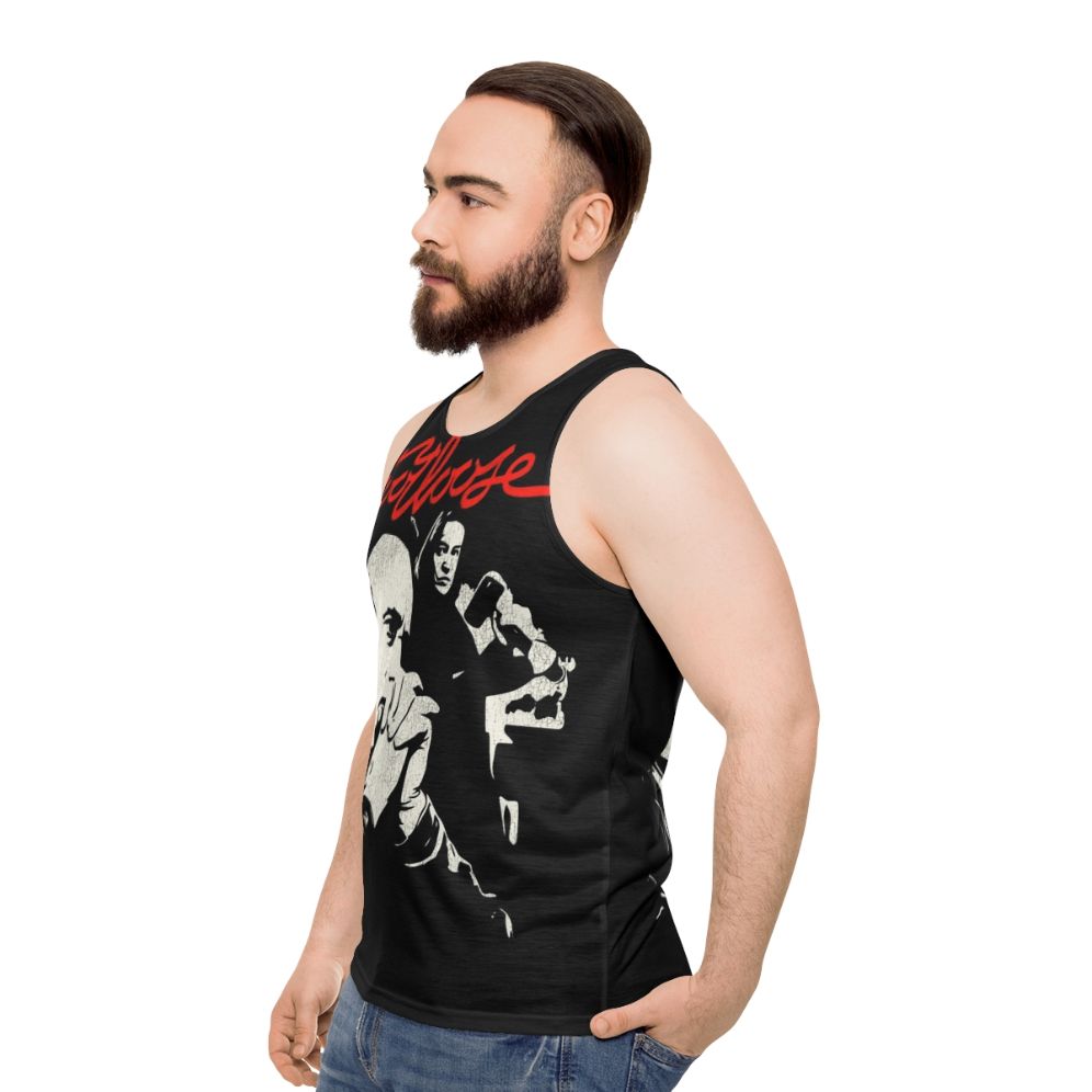 Misery inspired "Ain't No Dancing in This House" unisex tank top - men side