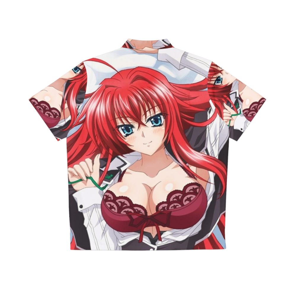 Rias Gremory Anime Hawaiian Shirt - Back