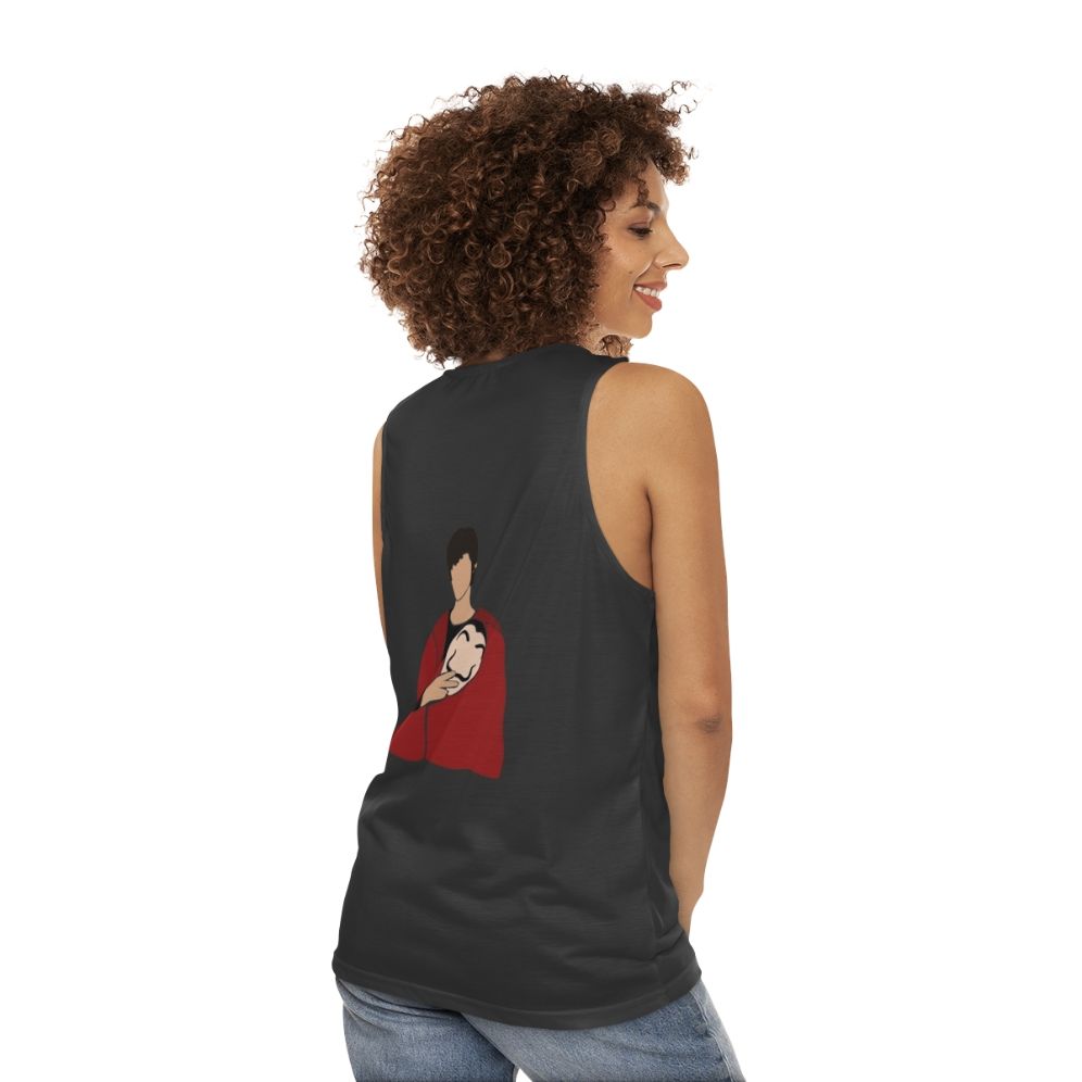 Money Heist Tokyo Unisex Tank Top - women back