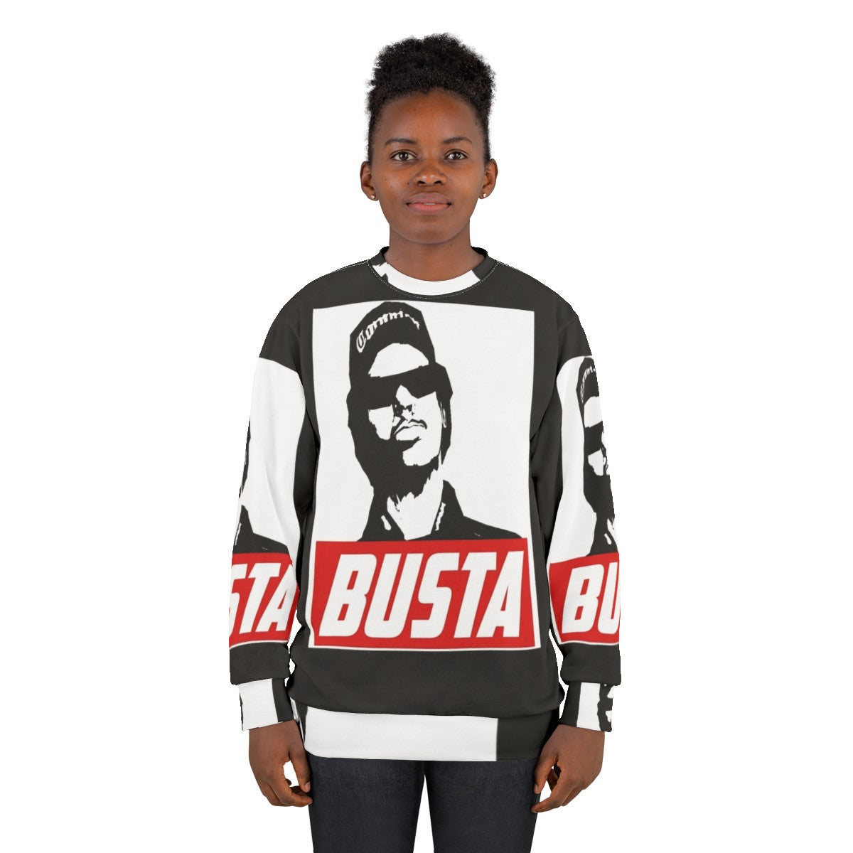 Busta Straight Busta Fan Art Gaming Sweatshirt - women