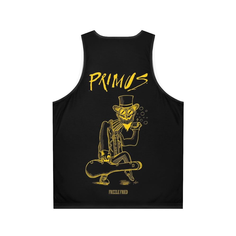 Frizzle Fry Metal Music Unisex Tank Top - Back