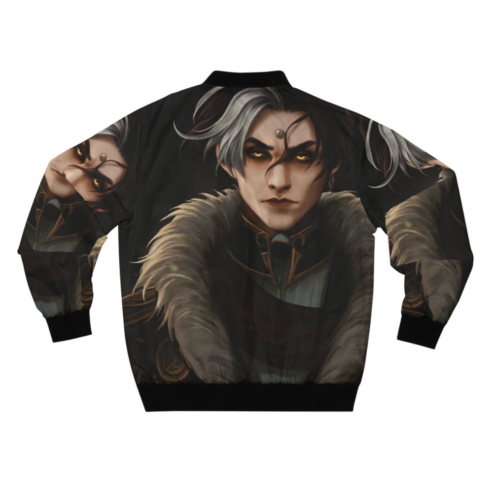 Emet-Selch inspired bomber jacket from Final Fantasy XIV Shadowbringers - Back