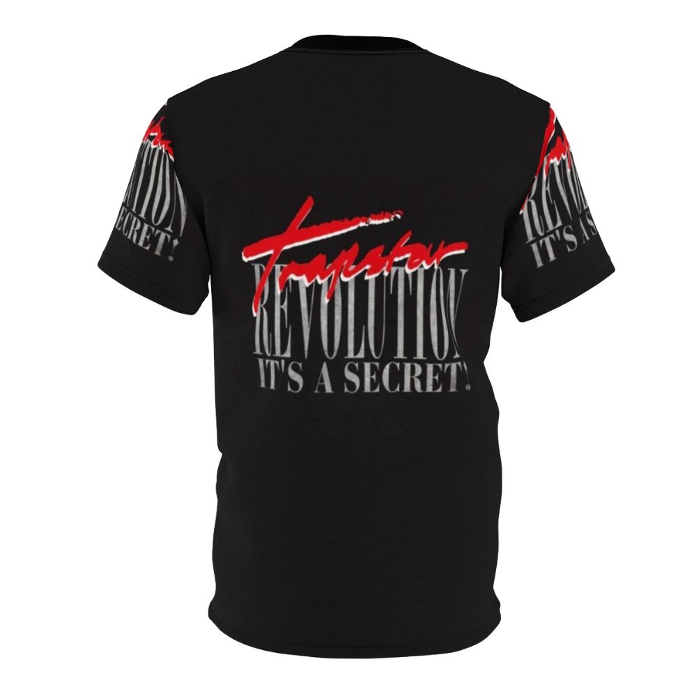 Trapstar-inspired revolution-themed all-over print t-shirt - Back