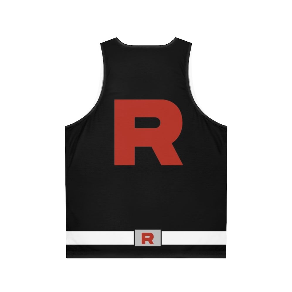 Team Rocket Grunt Rocket Belt Unisex Tank Top - Back