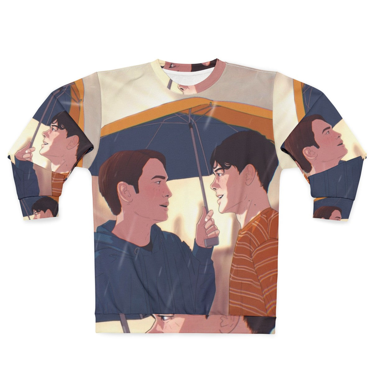 Heartstopper Charlie and Nick LGBT Graphic Novel Sweatshirt