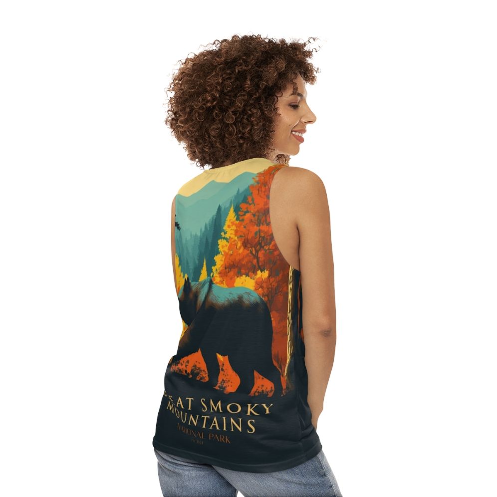 Great Smoky Mountains Unisex Tank Top - women back