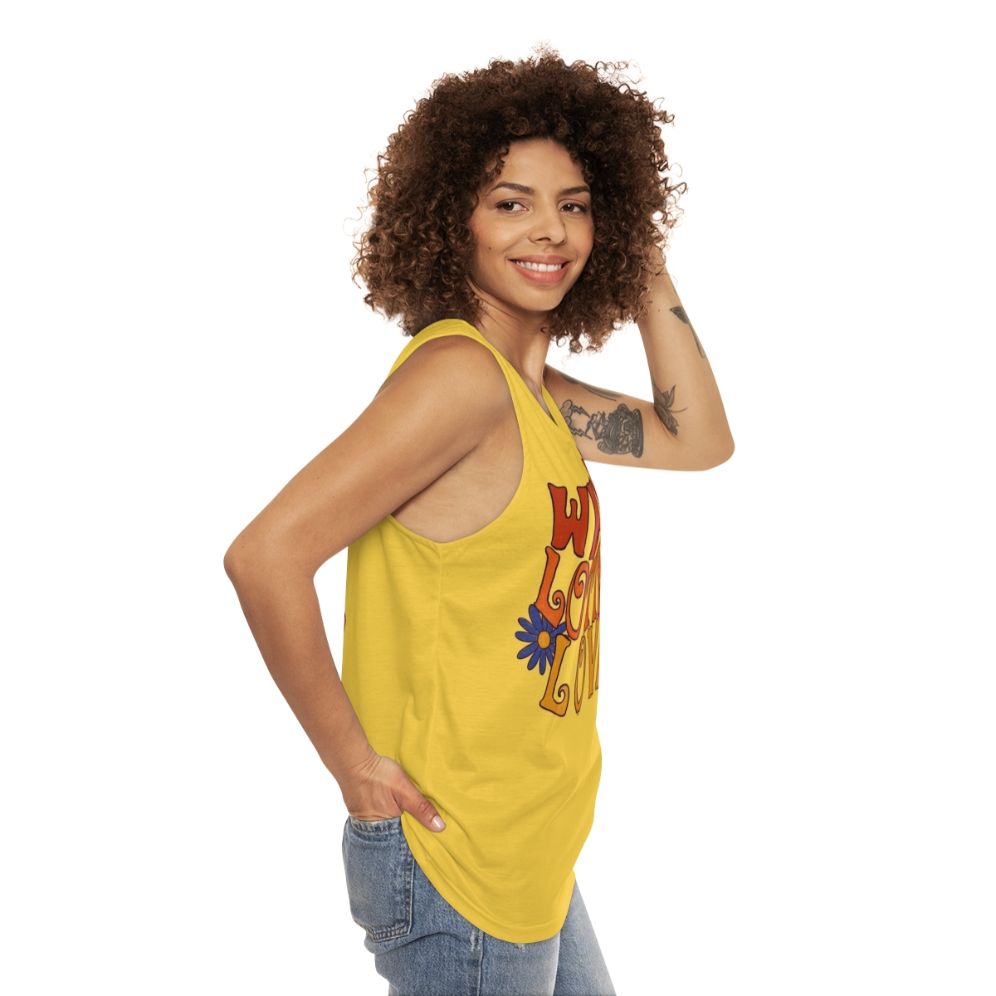 Whole Lotta Love Led Zeppelin Unisex Tank Top - women side