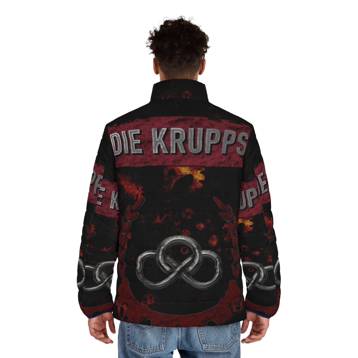 Die Krupps Puffer Jacket - Iconic Industrial Metal Pioneers - men back