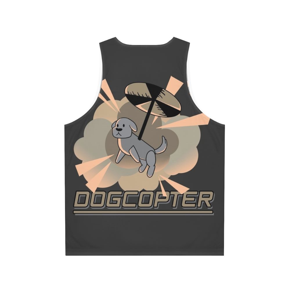 Unisex Dogcopter Tank Top - Back