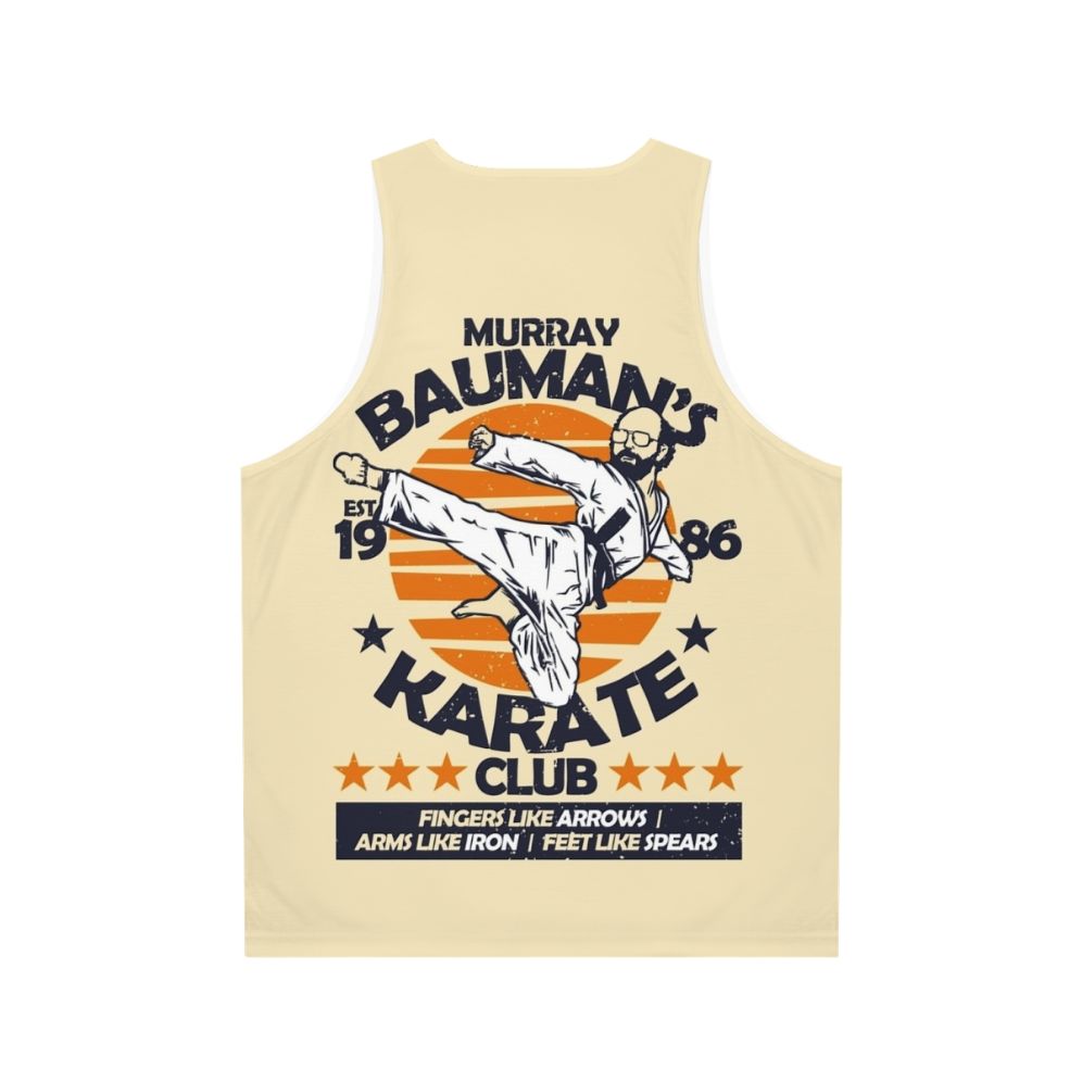 Murray Bauman's Karate Club Unisex Tank Top - Stranger Things Inspired - Back