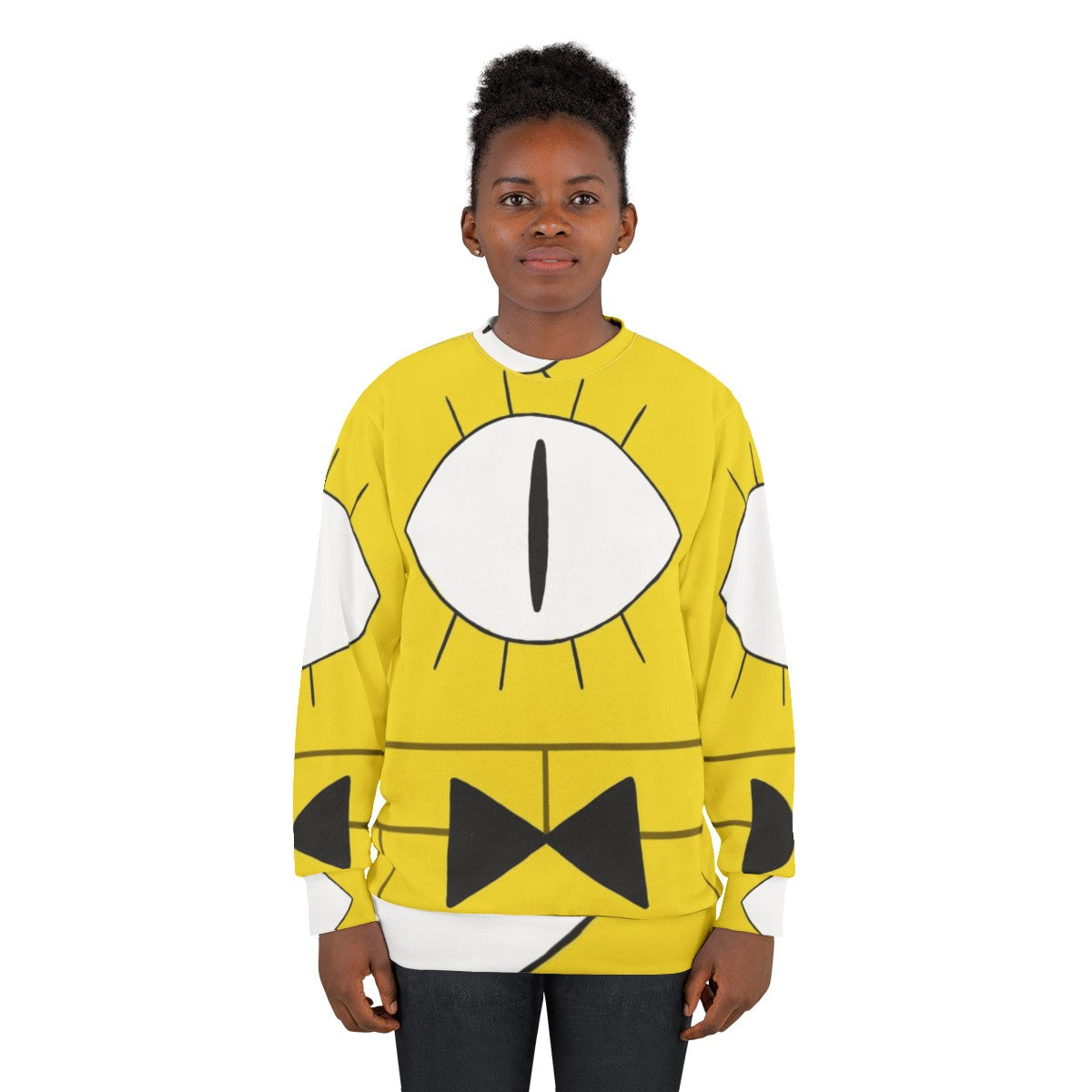 Bill Cipher Gravity Falls Cartoon Character Sweatshirt - women