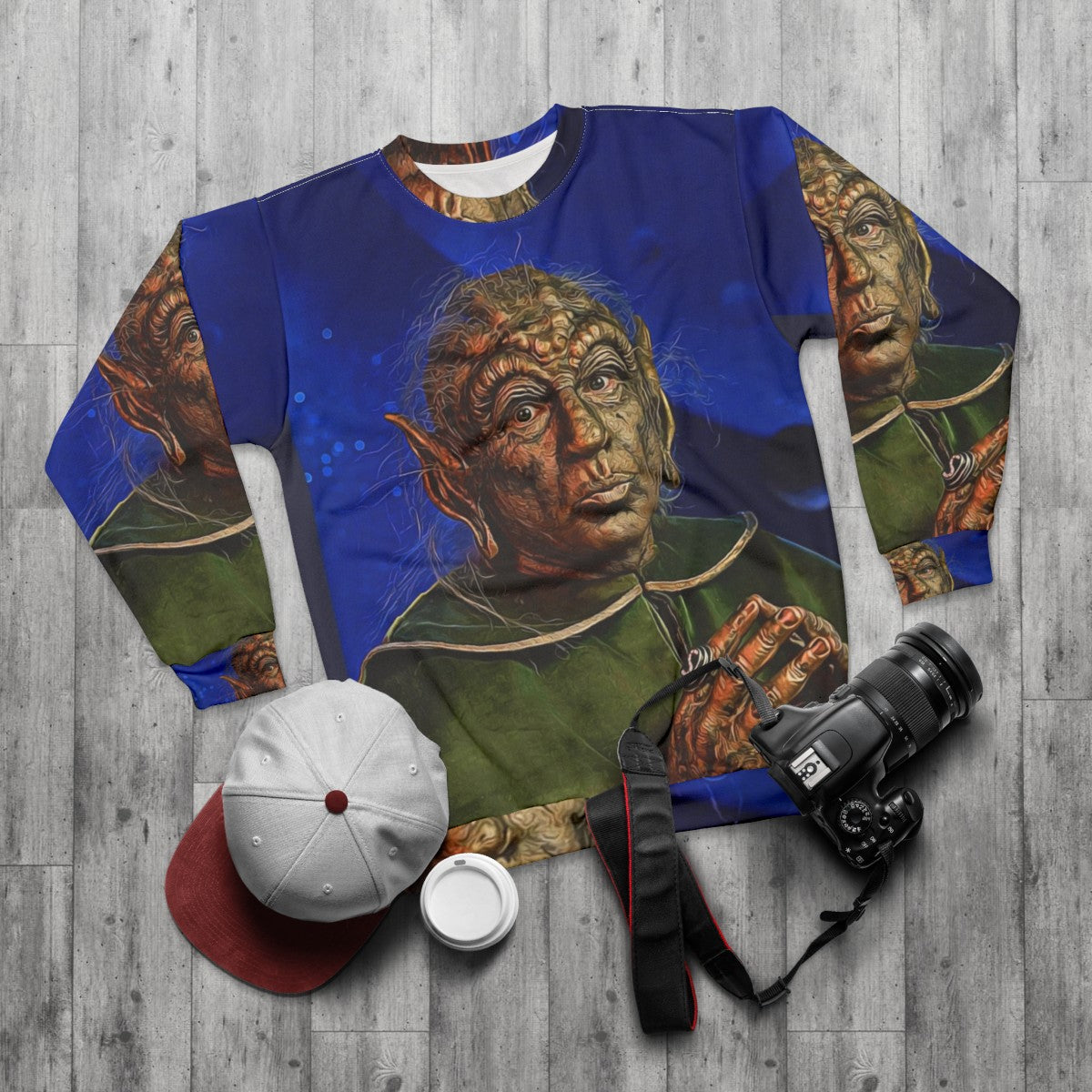 Yogurt Sweatshirt - Spaceballs Inspired Sci-Fi Comedy Clothing - flat lay