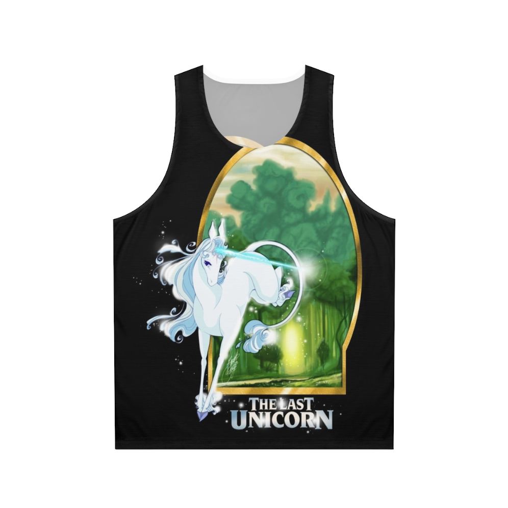 Unisex 'The Last Unicorn' fantasy movie tank top