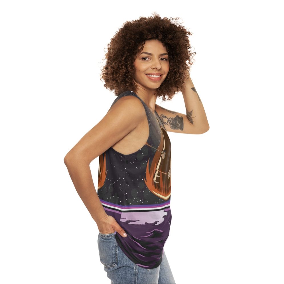 Kerbal Space Program Inspired Unisex Tank Top - women side