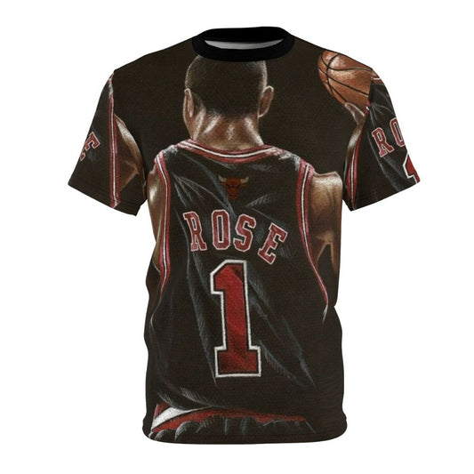 Derrick Rose Chicago Bulls Basketball Player Graphic T-Shirt