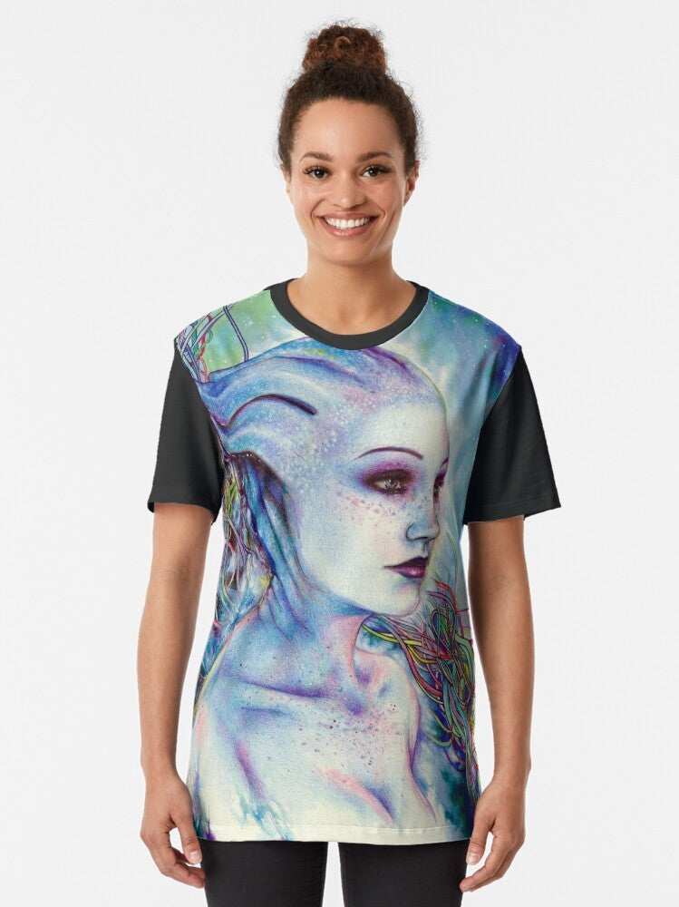 Liara Tsoni Mass Effect Graphic T-Shirt - Women