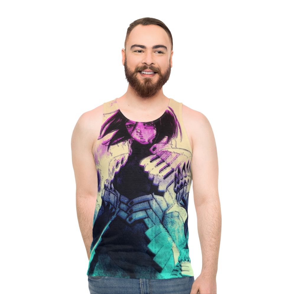 Battle Angel Alita Gunnm Vaporwave Retro Anime Tank Top - men