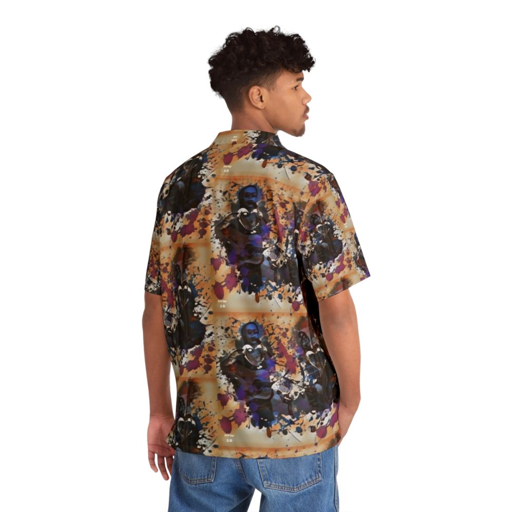 The Way Down Wanderers Abstract Hawaiian Shirt - People Back