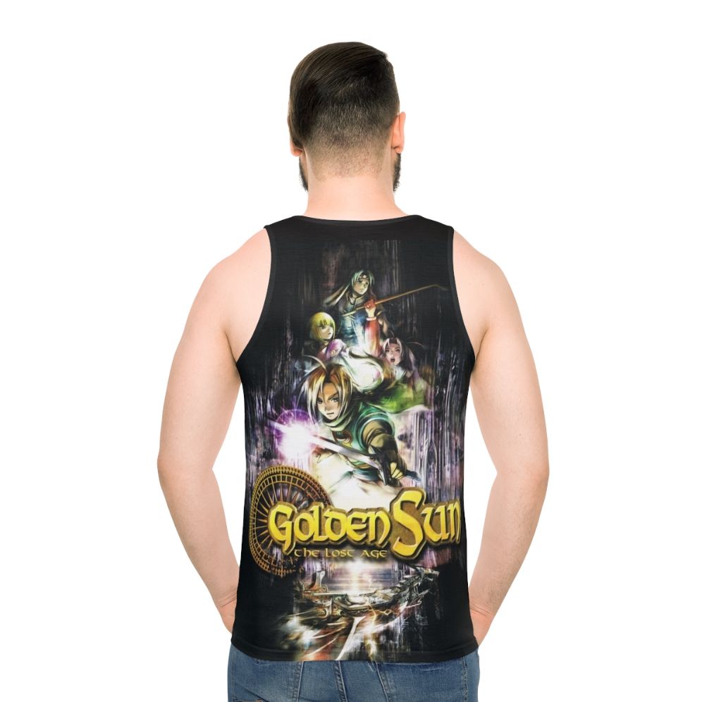 Unisex Golden Sun: The Lost Age Retro Gaming Tank Top - men back