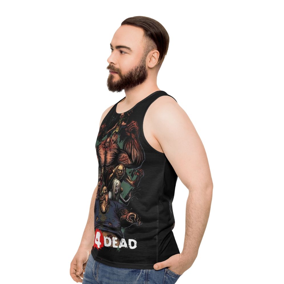 Valve Zombie Simulator Unisex Tank Top - men side