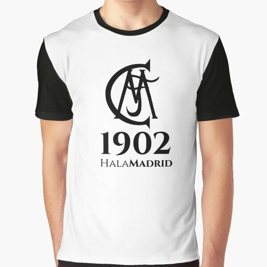 Vintage Real Madrid Logo Graphic T-Shirt for Men