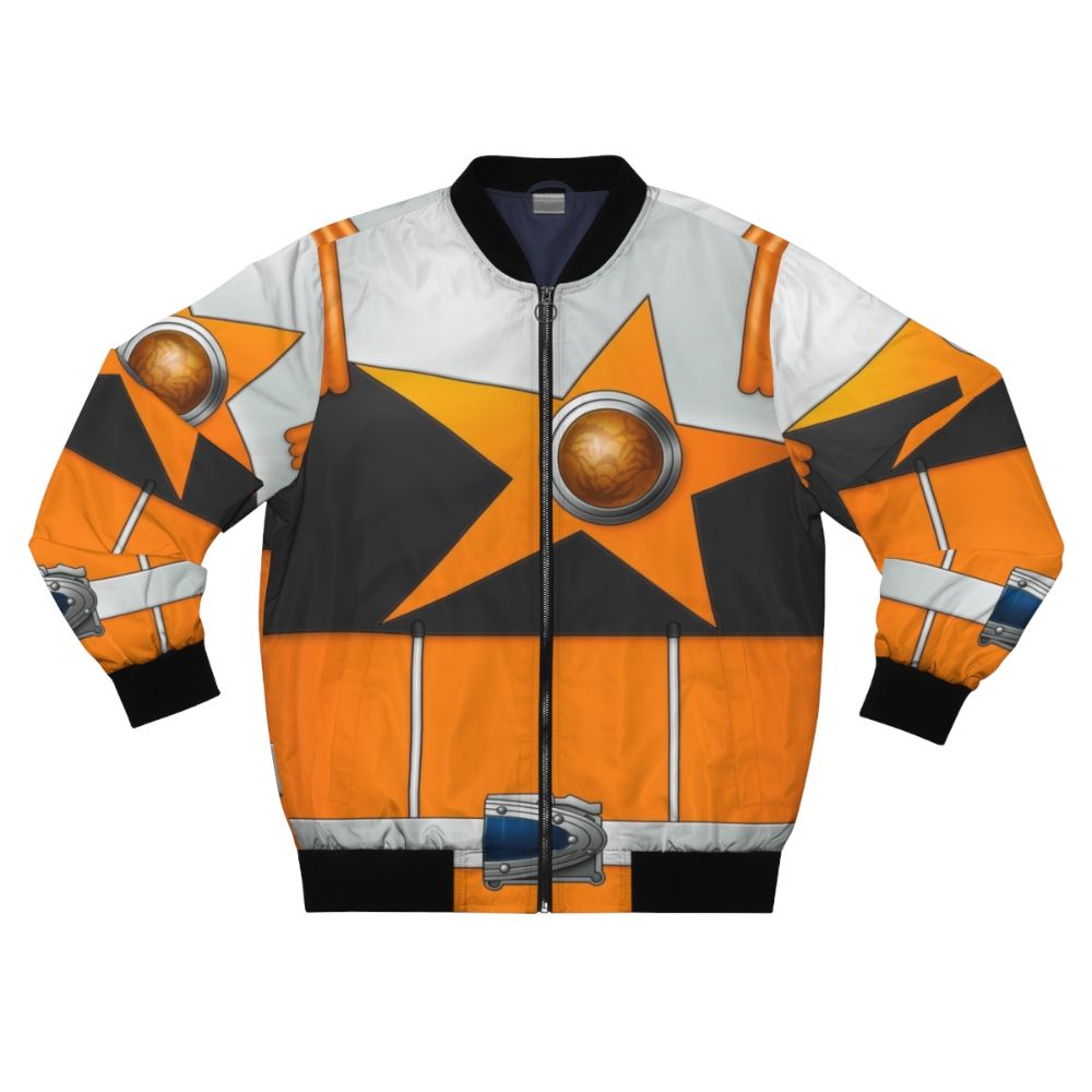 SasoriOrange Bomber Jacket - Stylish and Vibrant Superhero-Inspired Outerwear