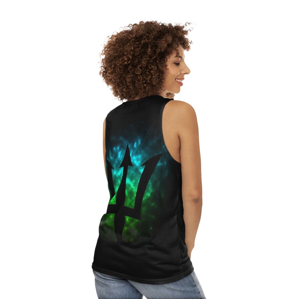 Trident Poseidon Percy Jackson Unisex Tank Top - women back