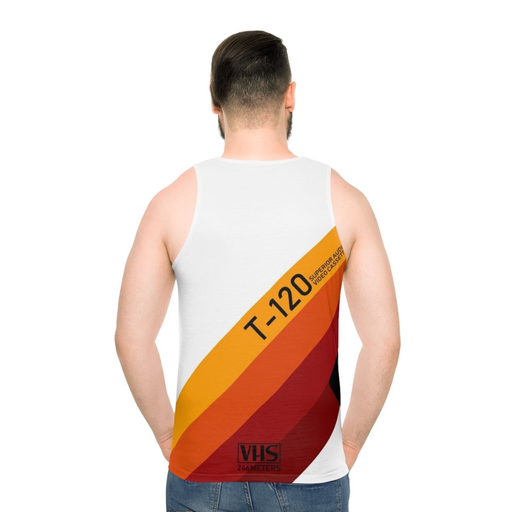 90s vaporwave retro tank top - men back