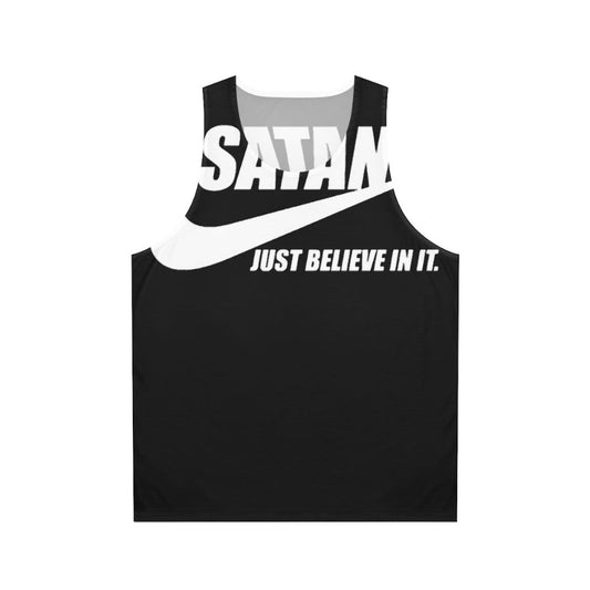 Unisex Satan Themed Tank Top