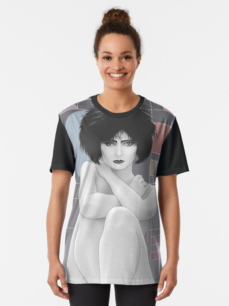 Siouxsie Sioux graphic t-shirt for 80s music fans - Women