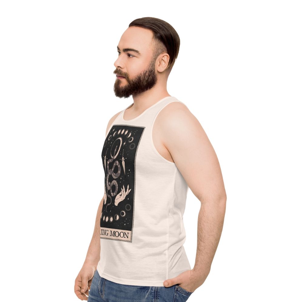 Waxing Moon Unisex Magical Tank Top - men side