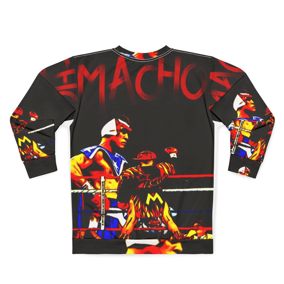 Hector Camacho Puerto Rican Boxing Sweatshirt - Back