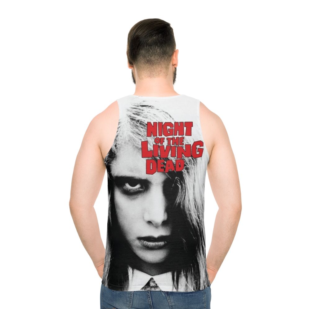 Night of the Living Dead Zombie Girl Unisex Tank Top - men back