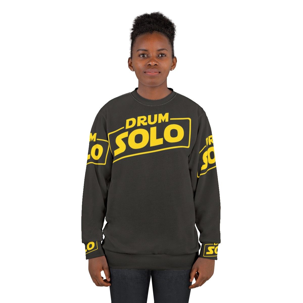 Drum Solo Sweatshirt for Drummers and Music Lovers - women