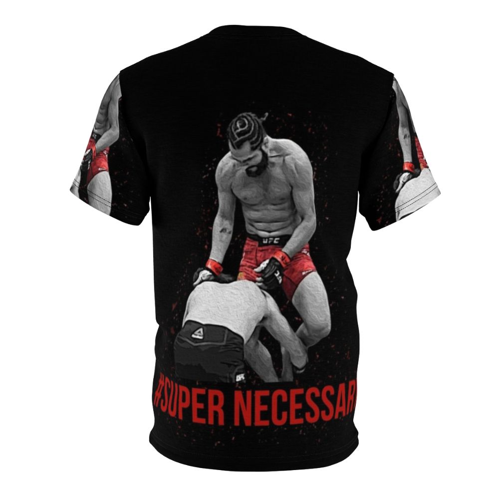 Jorge Masvidal inspired Super Necessary MMA t-shirt design - Back