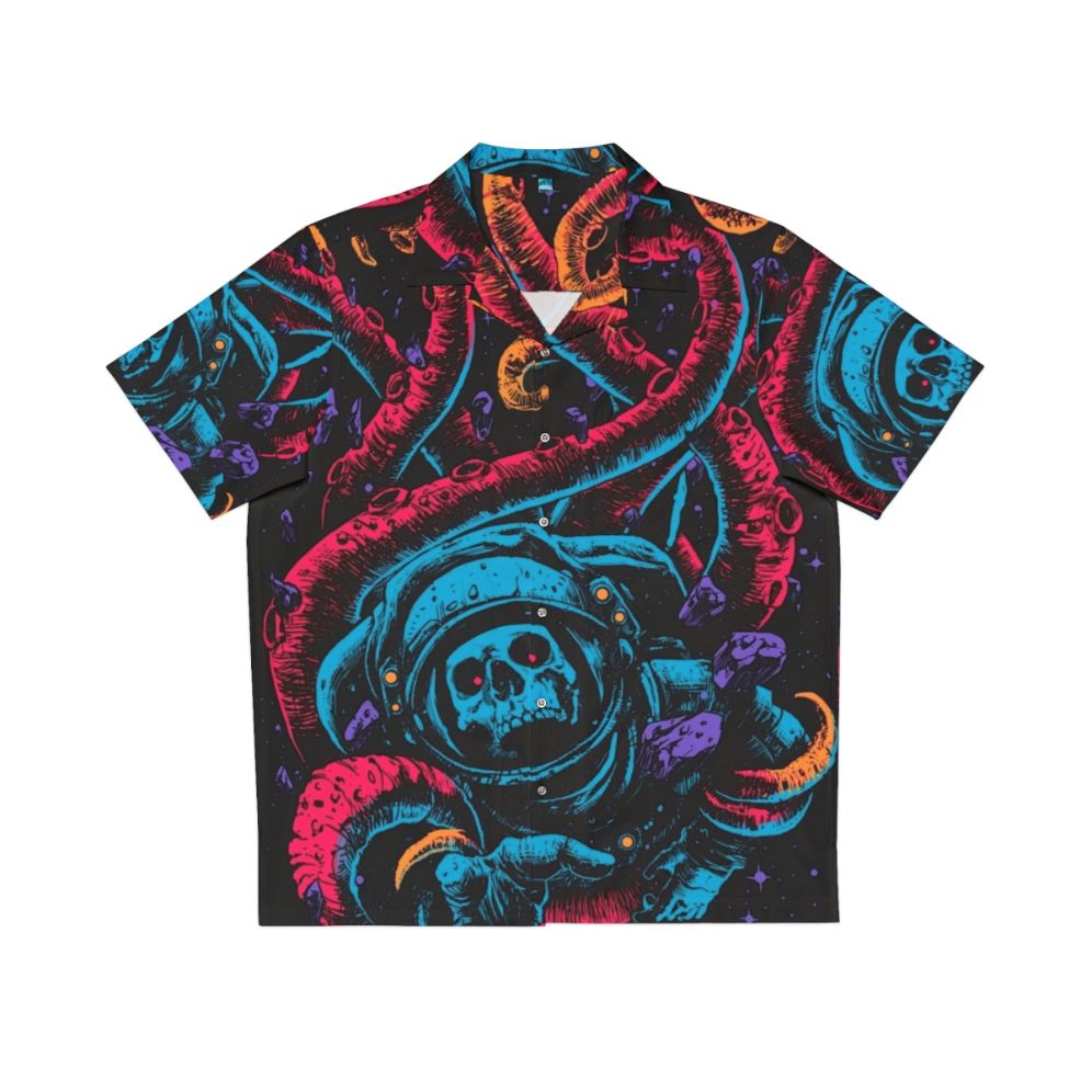 Scary and spooky lost Hawaiian shirt 2 with skull and zombie design