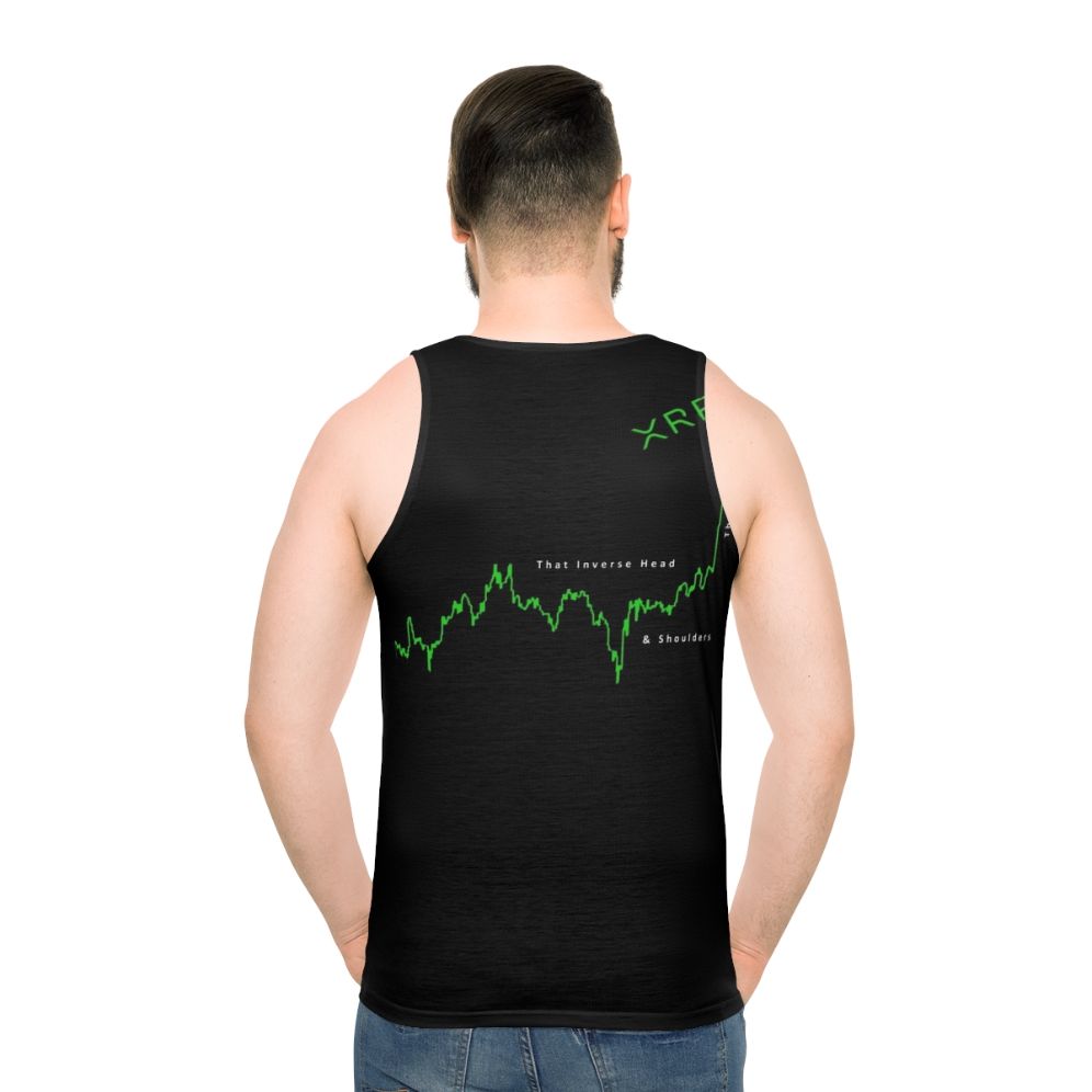 Unisex XRP Ripple Crypto Technical Analysis Tank Top - men back