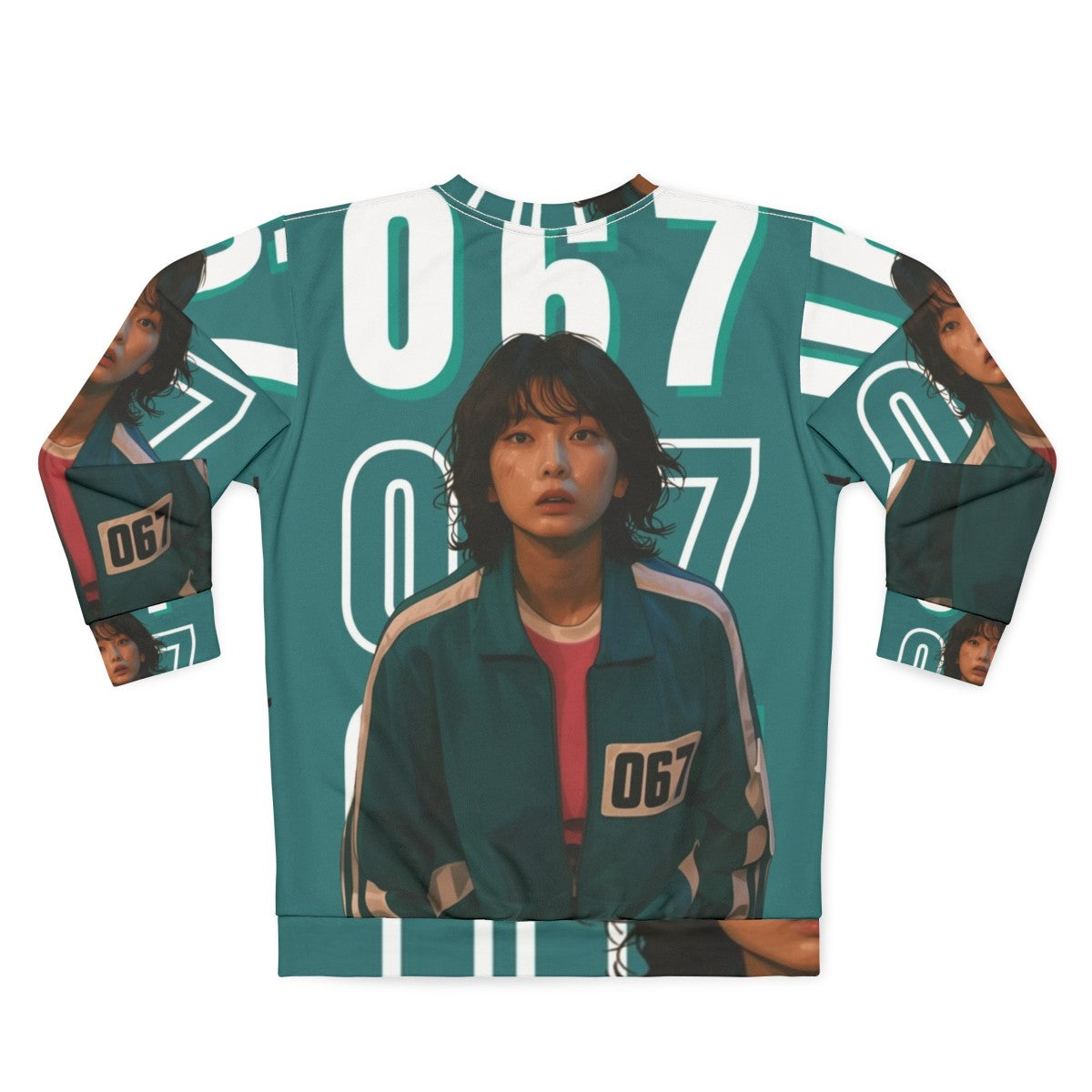 Squid Game Player 067 Kang Sae Byeok Sweatshirt - Back