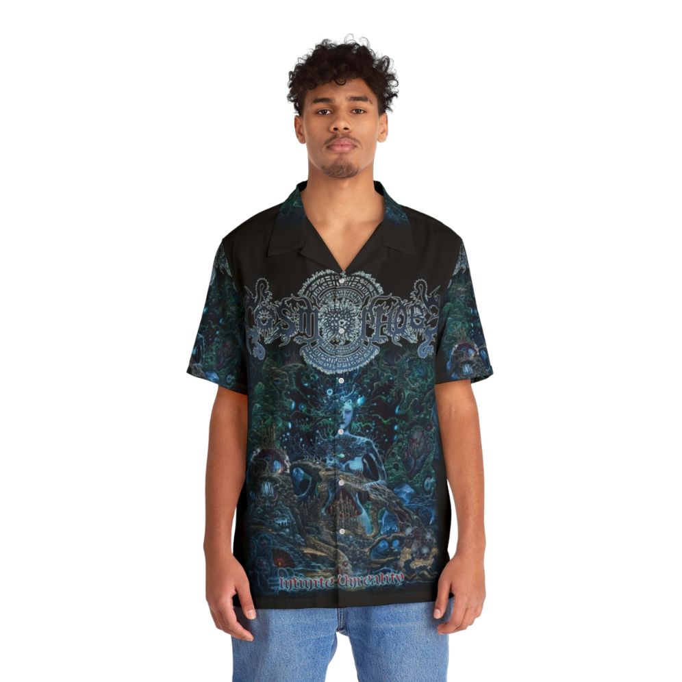 Infinite Unreality Technical Death Metal Hawaiian Shirt - People Front