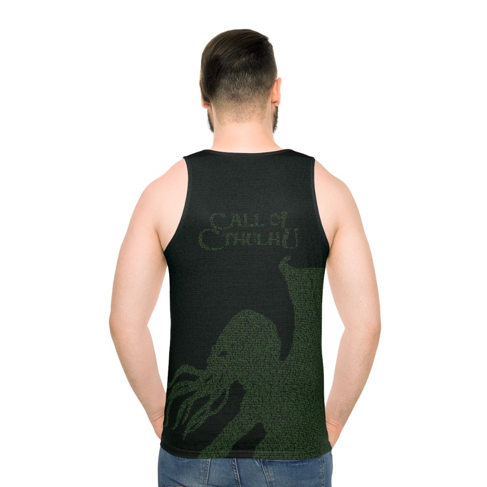 Cthulhu Unisex Tank Top - men back