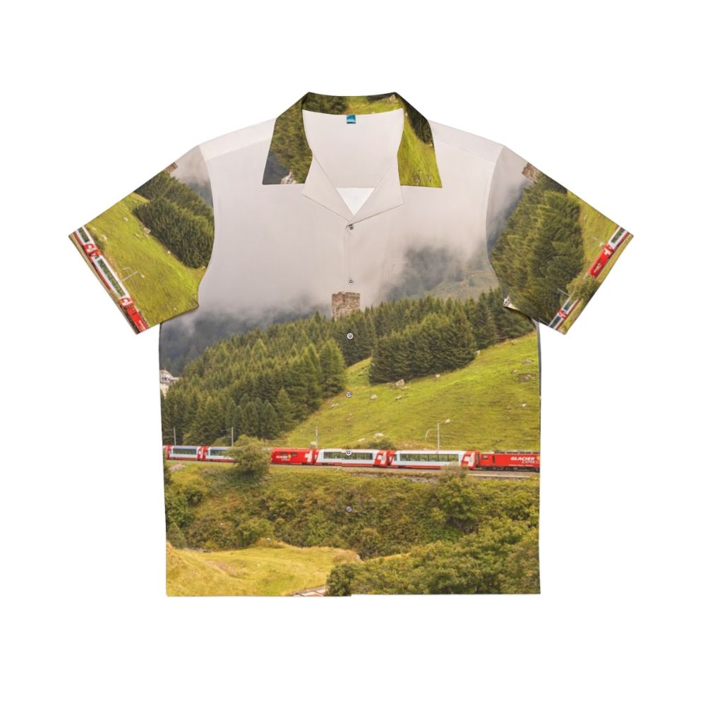 Glacier Express Swiss Railways Hawaiian Shirt