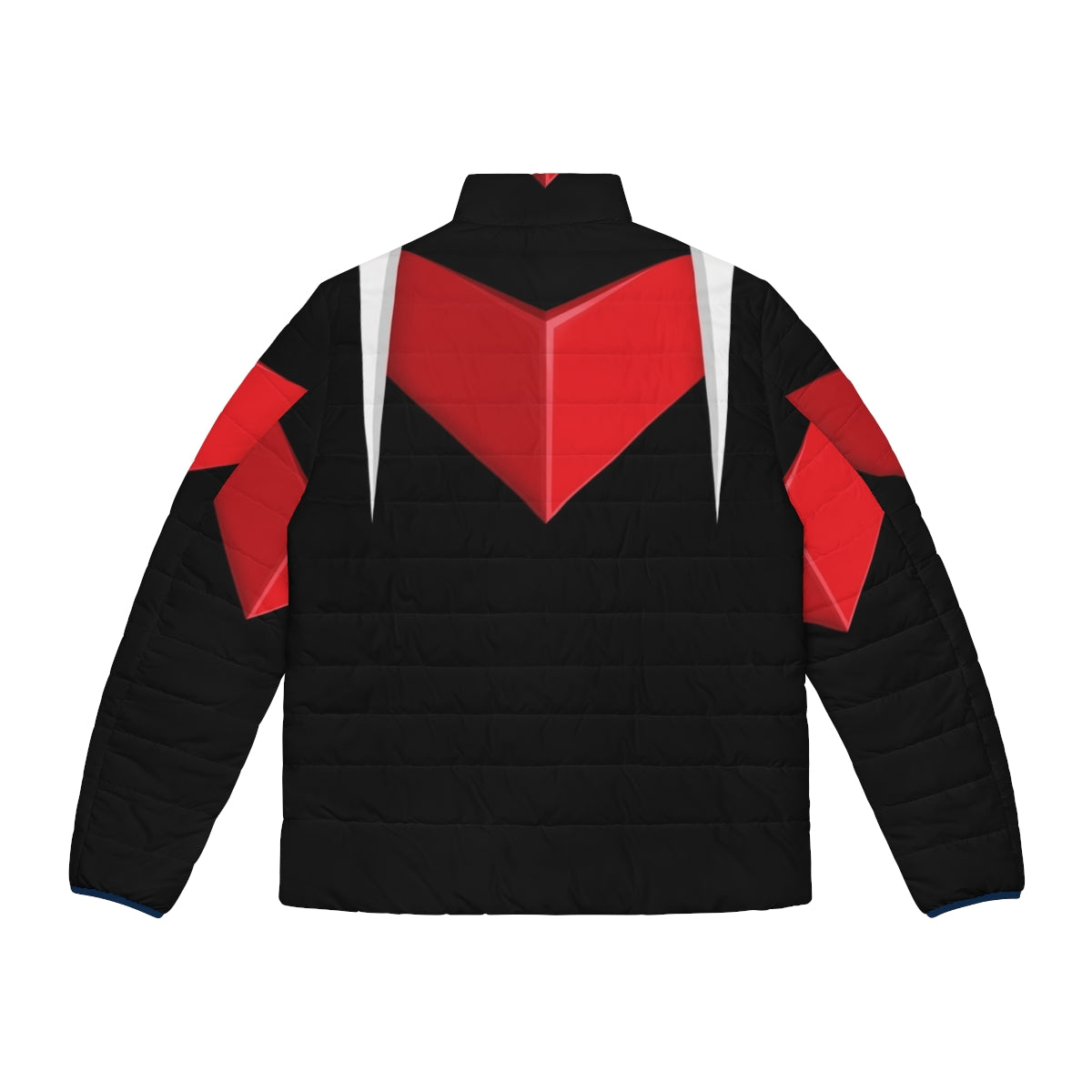 Grendizer Puffer Jacket with Mecha-Inspired Design - Back