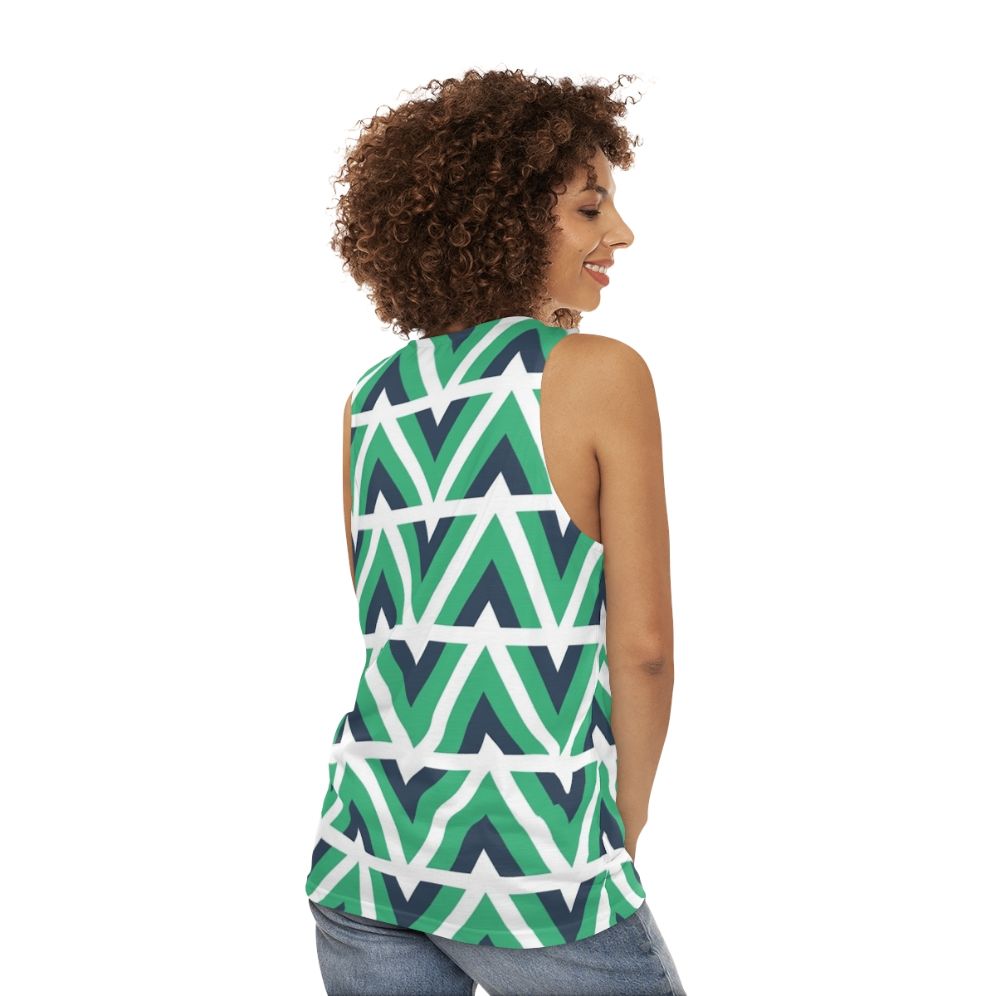 Vue.js Pattern Unisex Tank Top - women back