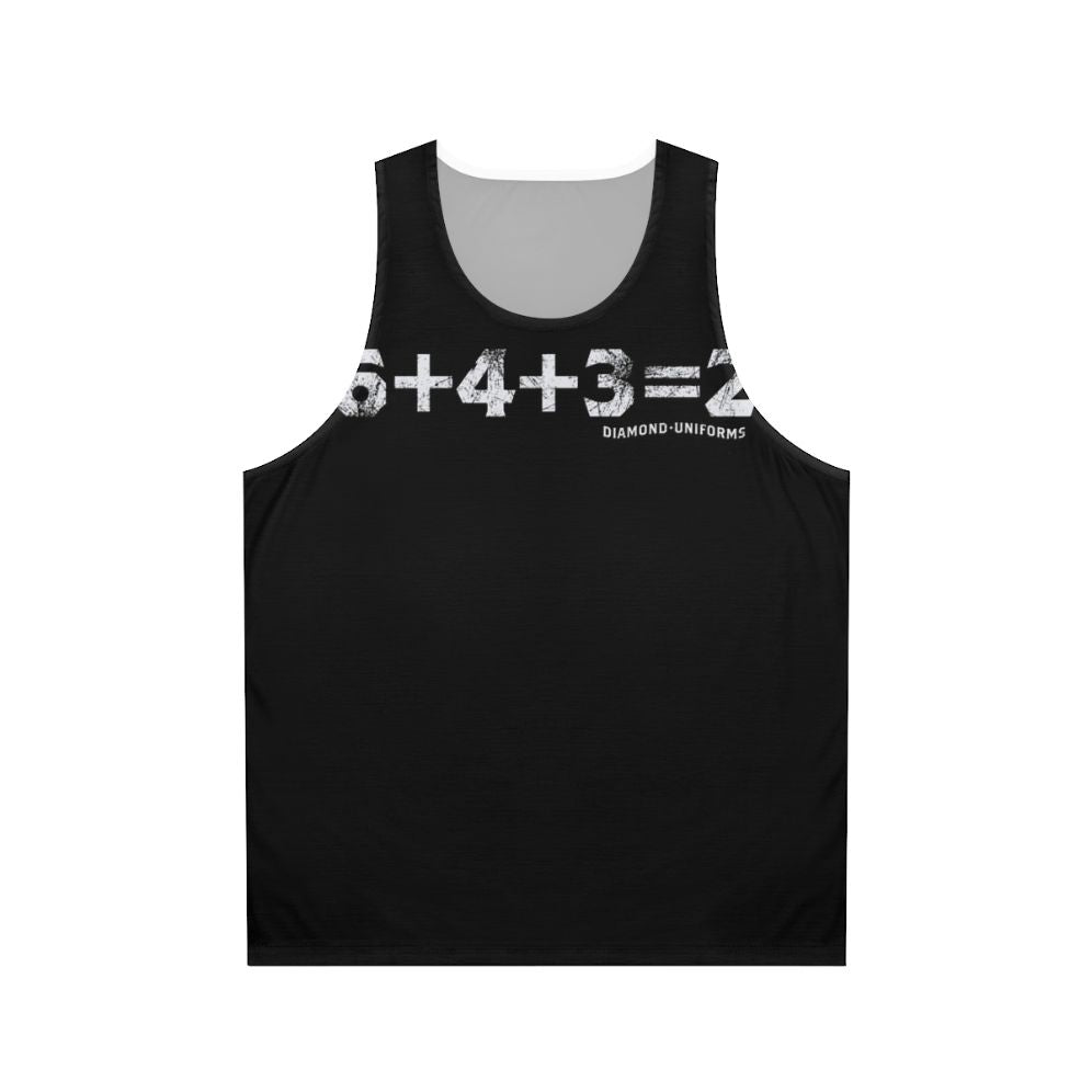 Unisex baseball tank top