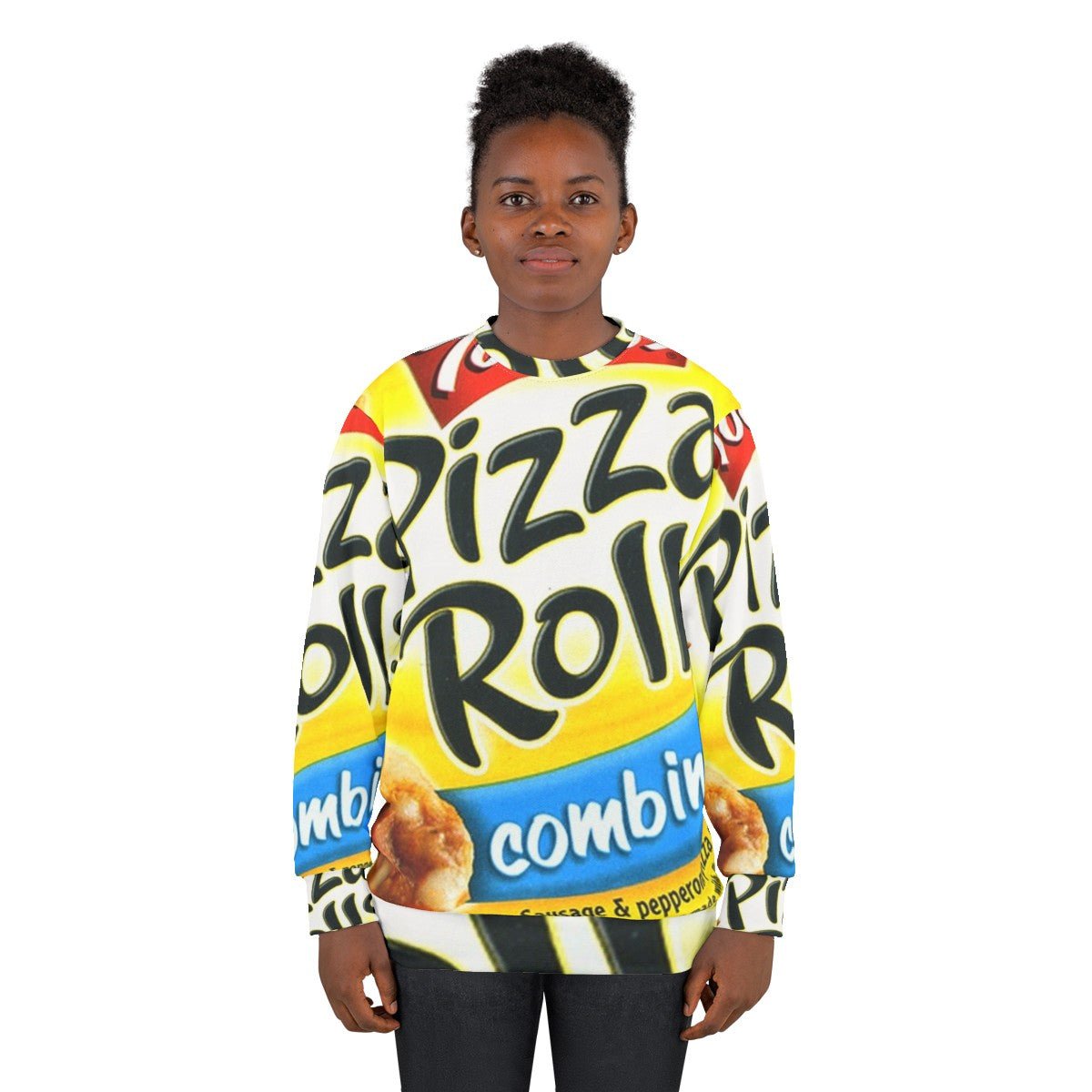 Trendy Pizza Rolls Sweatshirt - women