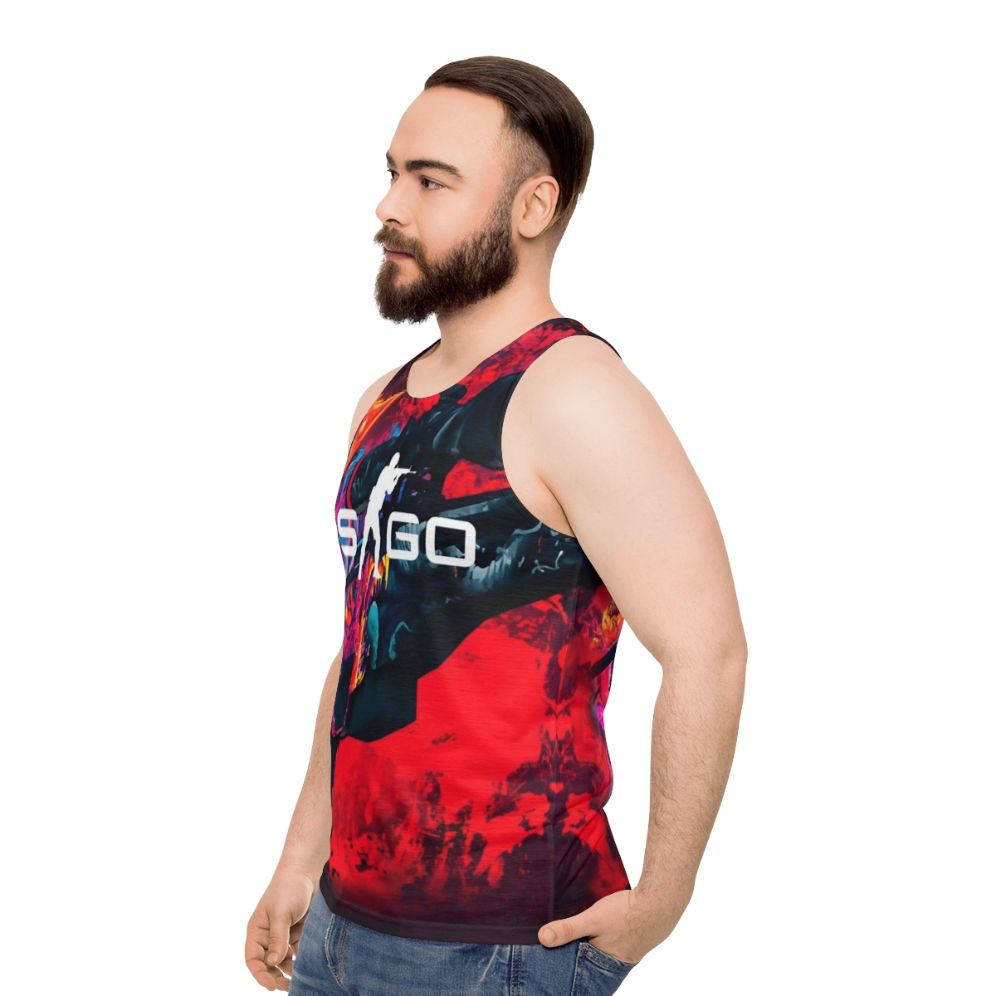 Hyper Beast CSGO Unisex Tank Top - men side